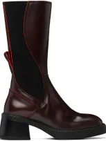 Miista Burgundy Flabia Boots