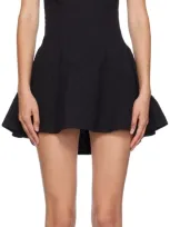 Mirror Palais Black Lady In Eyelet Minidress In Noir