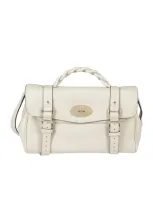 Mulberry Alexa Heavy Grain In Chalk