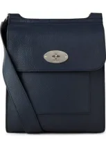 Mulberry Antony Leather Messenger Bag In Night Sky