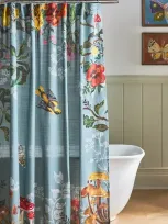 Nathalie Lete Marais Shower Curtain In Blue