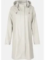 New Arrivals Milk Creme Ilse Jacobsen Raincoat In Neutral