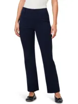 Nic + Zoe Nic+zoe Petite Demi Boot Ankle Plaza Pant In Dark Indigo