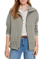 Nic + Zoe Nic+zoe Throw On Quilted Jacket In Dark Olive