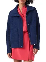 Nic + Zoe Nic+zoe Throw On Quilted Jacket In Ink