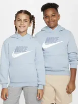 Nike Sportswear Club Fleece Big Kids' Hoodie In Blue