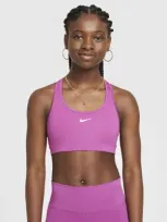 Nike Swoosh Big Kids' (girls') Sports Bra In Purple