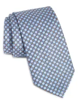 Nordstrom Neat Silk Tie In Light Blue