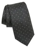 Nordstrom Warren Dot Silk Tie In Black