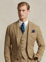 Polo Ralph Lauren Polo Soft Tailored Plaid Tweed Jacket In Neutral