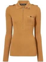 Proenza Schouler Norah Sweater In Dark Camel