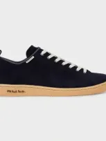 Ps By Paul Smith Dark Navy Suede 'miyata' Trainers Blue