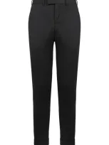 Pt01 Chino Pants In Wool Blend In Grey