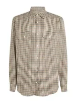 Purdey Check Shirt In Neutral