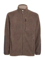 Purdey Fleece-back Jersey Lux Jacket In Brown