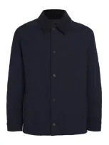 Purdey Quilted Jacket In Navy