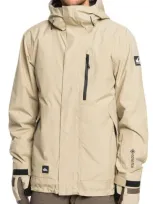 Quiksilver Mission Gore-tex® Waterproof Warmflight® Insulated Jacket In Neutral