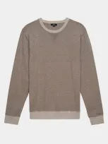 Rails Burns Cotton Blend Sweater In Mocha Heather