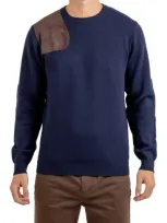 Rainforest Bristlecone Crewneck Sweater In Navy