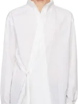 Rainmaker Kyoto White Long Point Collar Dougi Shirt