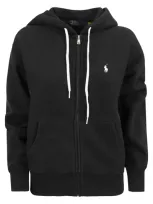 Ralph Lauren Hoodie With Zip In Black