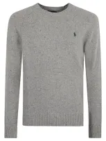 Ralph Lauren Crew Neck Knit Jumper Grey