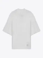 Rick Owens Drkshdw Basic Crewneck T-shirt In White