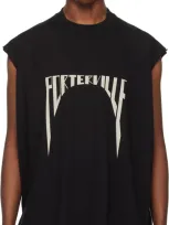 Rick Owens Drkshdw Black Porterville Tarp T-shirt In 0908 Black/pearl