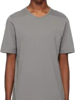 Rick Owens Drkshdw Brown Porterville Level T-shirt In 88 Stone