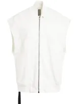 Rick Owens Drkshdw Cotton Gilet In White