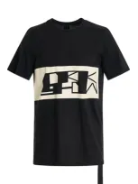 Rick Owens Drkshdw Pentagram Levet T-shirt In Black