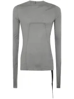 Rick Owens Drkshdw Edfu Top T-shirt Clothing In Grey