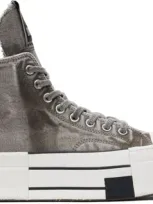 Rick Owens Drkshdw Dbl Drkstar A06755c Sneakers In Concrete