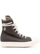 Rick Owens Drkshdw Black Porterville Sneaks Sneakers In Black Milk