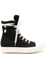 Rick Owens Drkshdw High-top Sneakers Shark-tooth Sole In Black