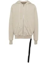 Rick Owens Drkshdw Jason Zip-up Hoodie In Brown