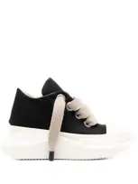 Rick Owens Drkshdw Jumbo Laced Abstract Trainers In Black