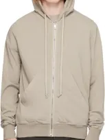 Rick Owens Drkshdw Off-white Porterville Jason Hoodie In 08 Pearl