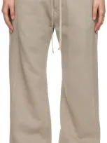 Rick Owens Drkshdw Off-white Porterville Pusher Lounge Pants In 08 Pearl