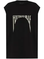 Rick Owens Drkshdw Porterville Tank Top In 0908 Black/pearl