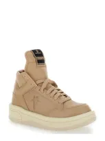 Rick Owens Drkshdw Scarpe In Pelle In Beige