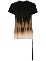 Rick Owens Drkshdw Small Level T-shirt In Black