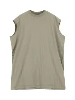 Rick Owens Drkshdw Tarp T-shirt In Beige