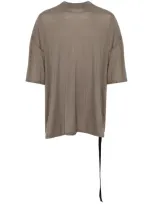 Rick Owens Drkshdw Tommy T-shirt In 褐色