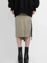 Rick Owens Drkshdw Woman Beige Skirts