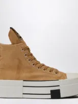 Rick Owens Drkshdw X Converse Converse X Drkshdw Blonde Dbl Drkstar Canvas Sneaker In Beige