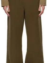 Rier Brown Reverse Trousers