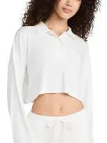 Riot Swim Rory Oversized Crop Top Dove