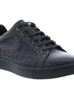 Robert Graham Uffizi Sneaker In Black