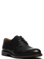 Rodd & Gunn Darfield Cap Toe Oxford In Onyx Wash